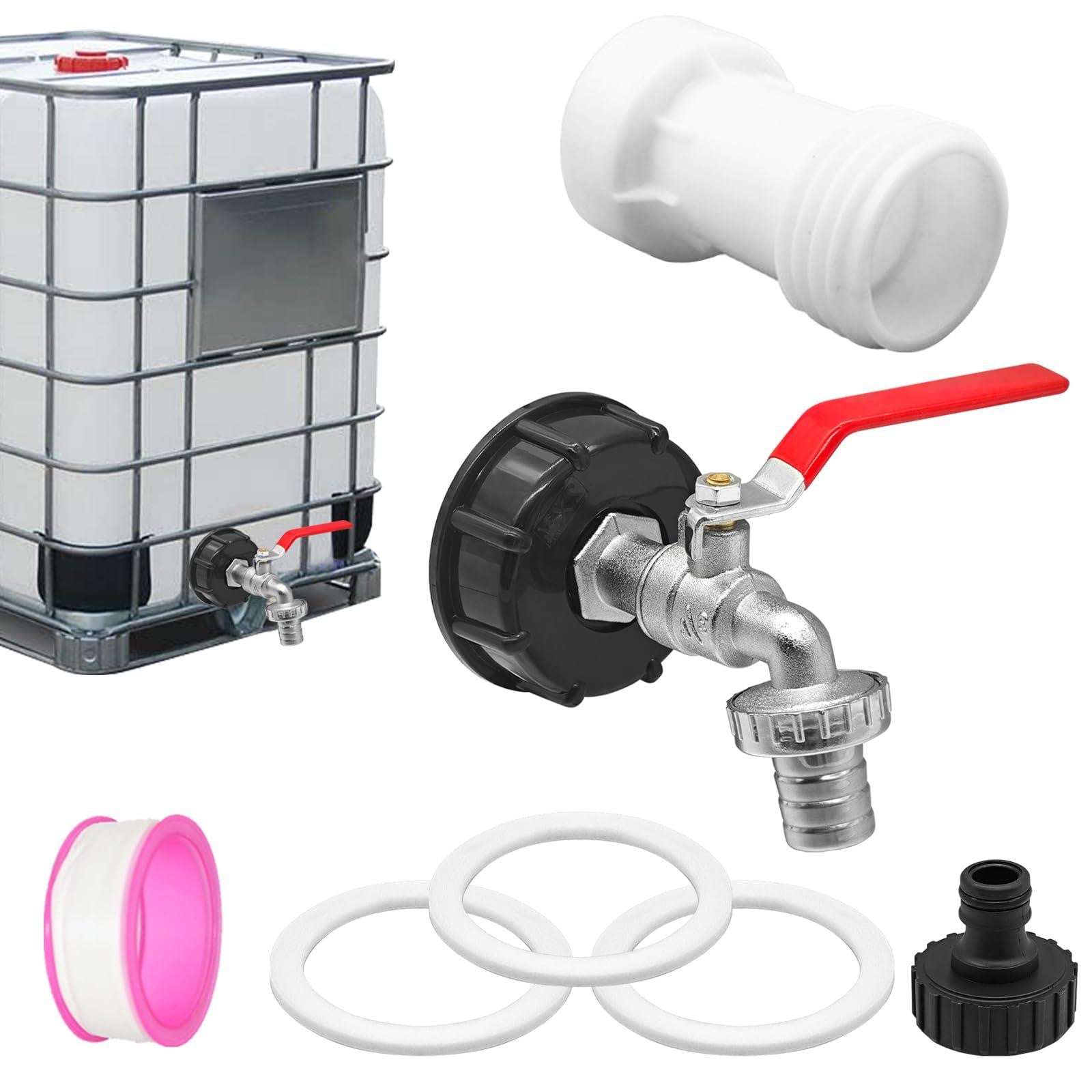 Selius Accessoires voor 1000 Liter Watertank met IBC Afvoerkraan