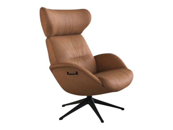 Sessel Metro More, Flexlux, nature cognac, Leder