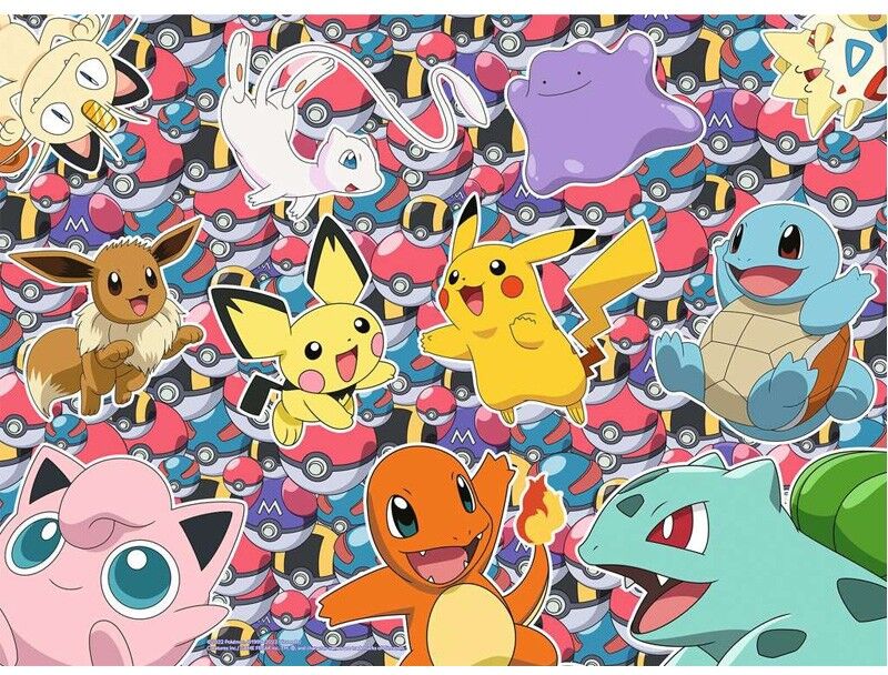 Puzzle Prêt pour la bataille ! Pokémon 100 pcs XXL - Ravensburger
