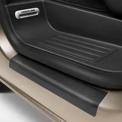 Volkswagen T5 T6 Schutzfolie Einstiegsleiste 2-teilig schwarz/silber 7E007131019
