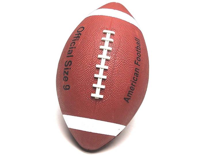 Hot Sports American Football - Rubber - Maat 9 - Bruin/Wit
