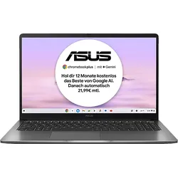 ASUS CX15 CX1505CTA-S70092, Chromebook, Laptop - 15,6 Zoll Intel® Core™ i3 N355 8 GB 128 Onboard Graphics Google ChromeOS