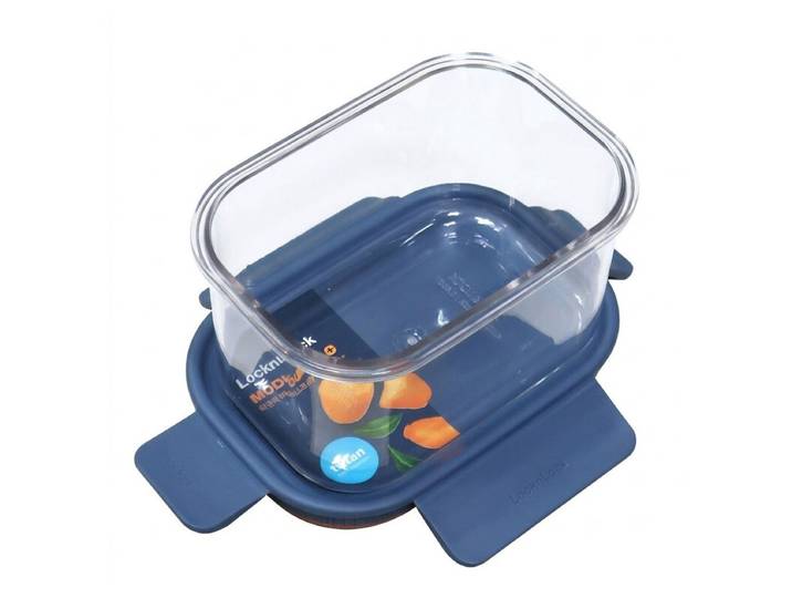 Bisfree Modular Plus-Rectangulaire-450 ml (Bleu Foncé)