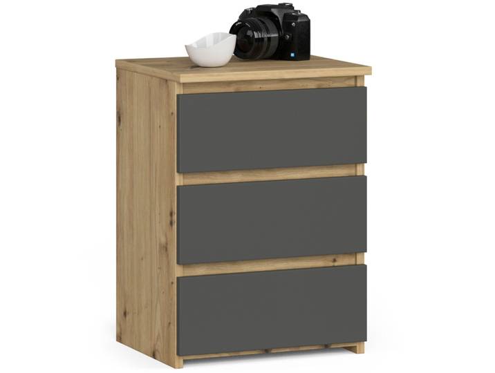 Nachttisch – CLP – Artisan Eiche / Graphit
