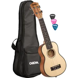 Cascha Sopran Mahagoni Ukulele Set