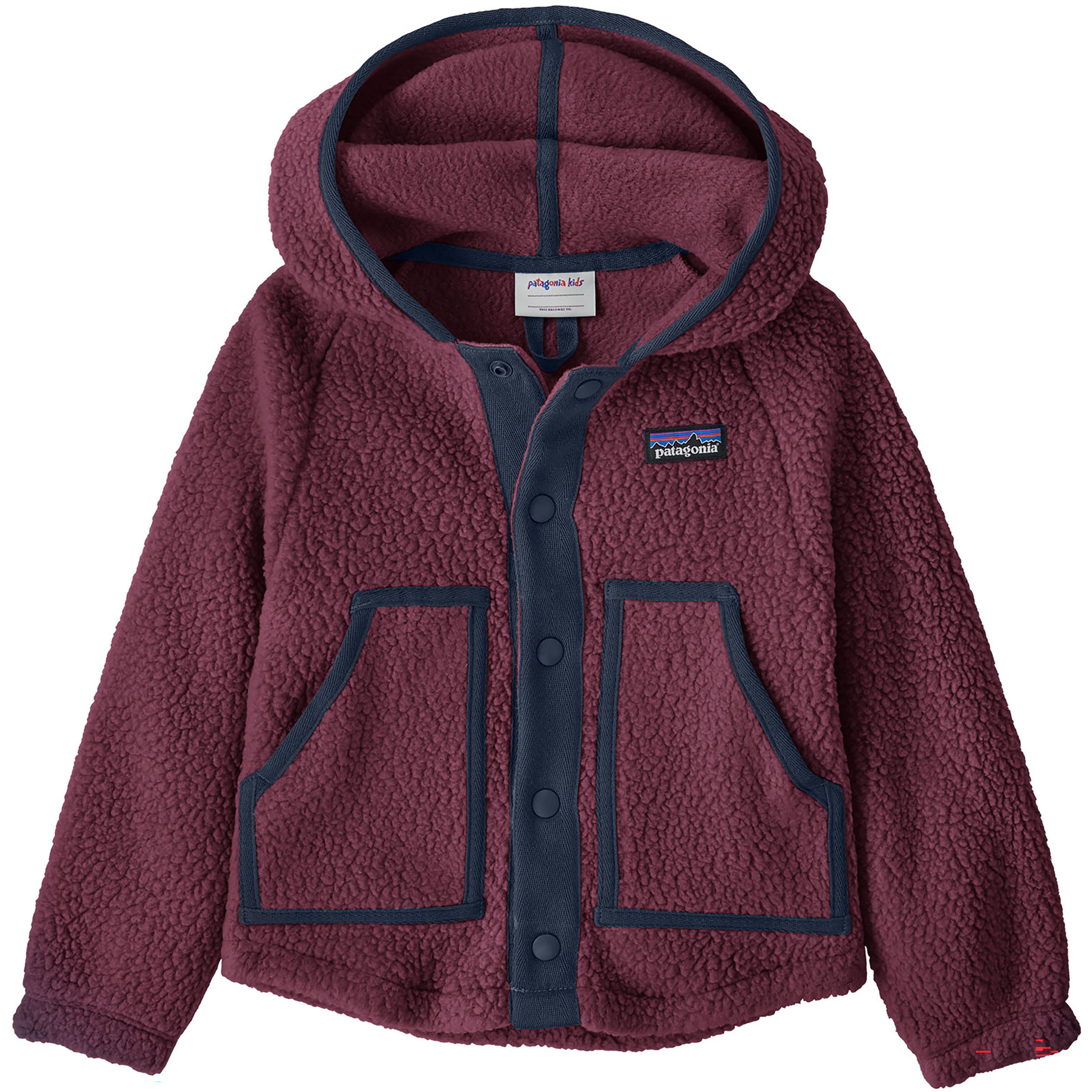 Patagonia Baby Retro Pile Kinder Fleecejacke lila Größe 97 Lifestyle Windabweisend Wasserabweisend