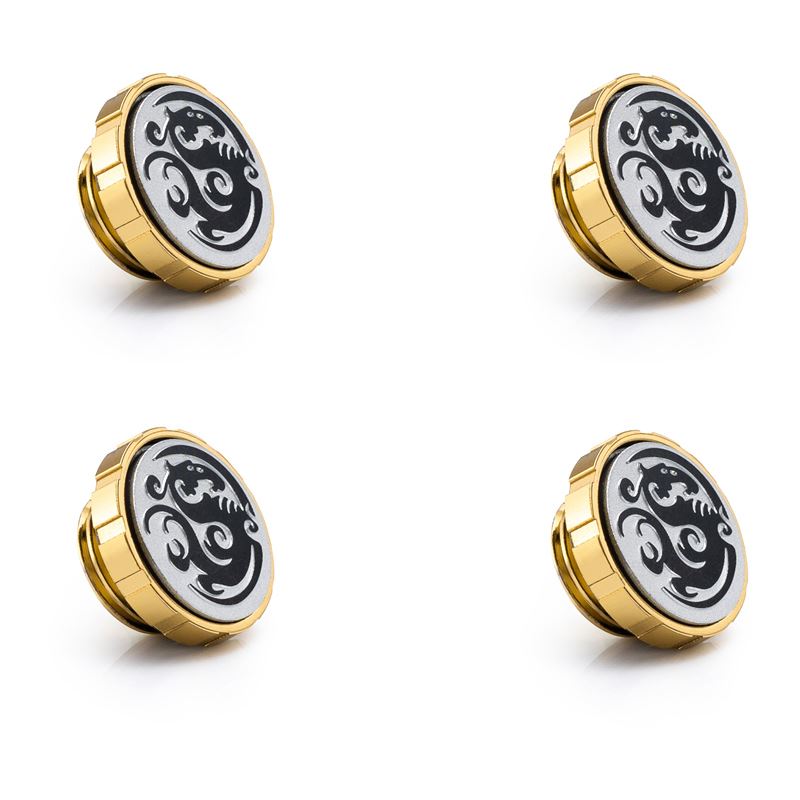 BitsPower Artemis Verschlussstopfen G1/4 Zoll, 4er Pack - Stardust Gold