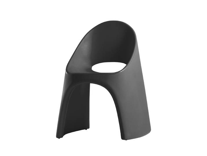 SLIDE set de 2 chaises AMELIE (Noir - Polyéthylène)