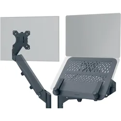 Leitz Ergo (Tisch, 32", 9 kg), Monitor Halterung, Grau