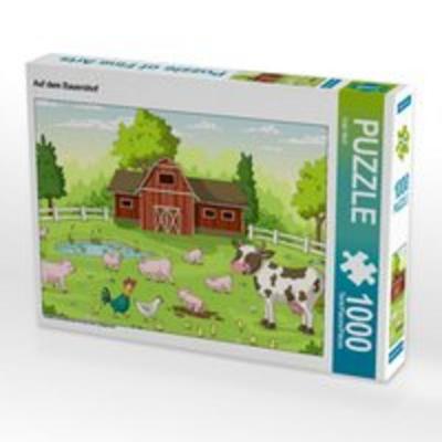 CALVENDO Puzzle Auf dem Bauernhof | 1000 Teile Lege-Größe 64x48cm Foto-Puzzle für glückliche Stunden