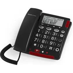 amplicom Audioline ms BigTel 48 Plus, Telefon, Grau