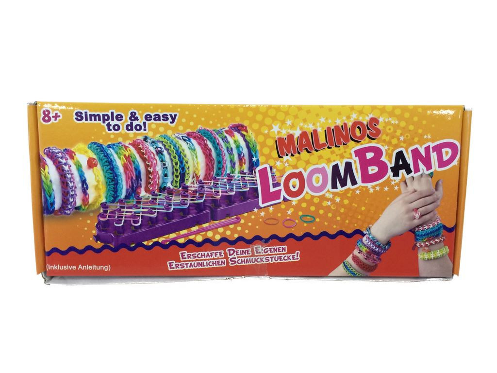 Amewi Malinos 302006 Loom Bands Startset met 750 elastiekjes in neonkleuren