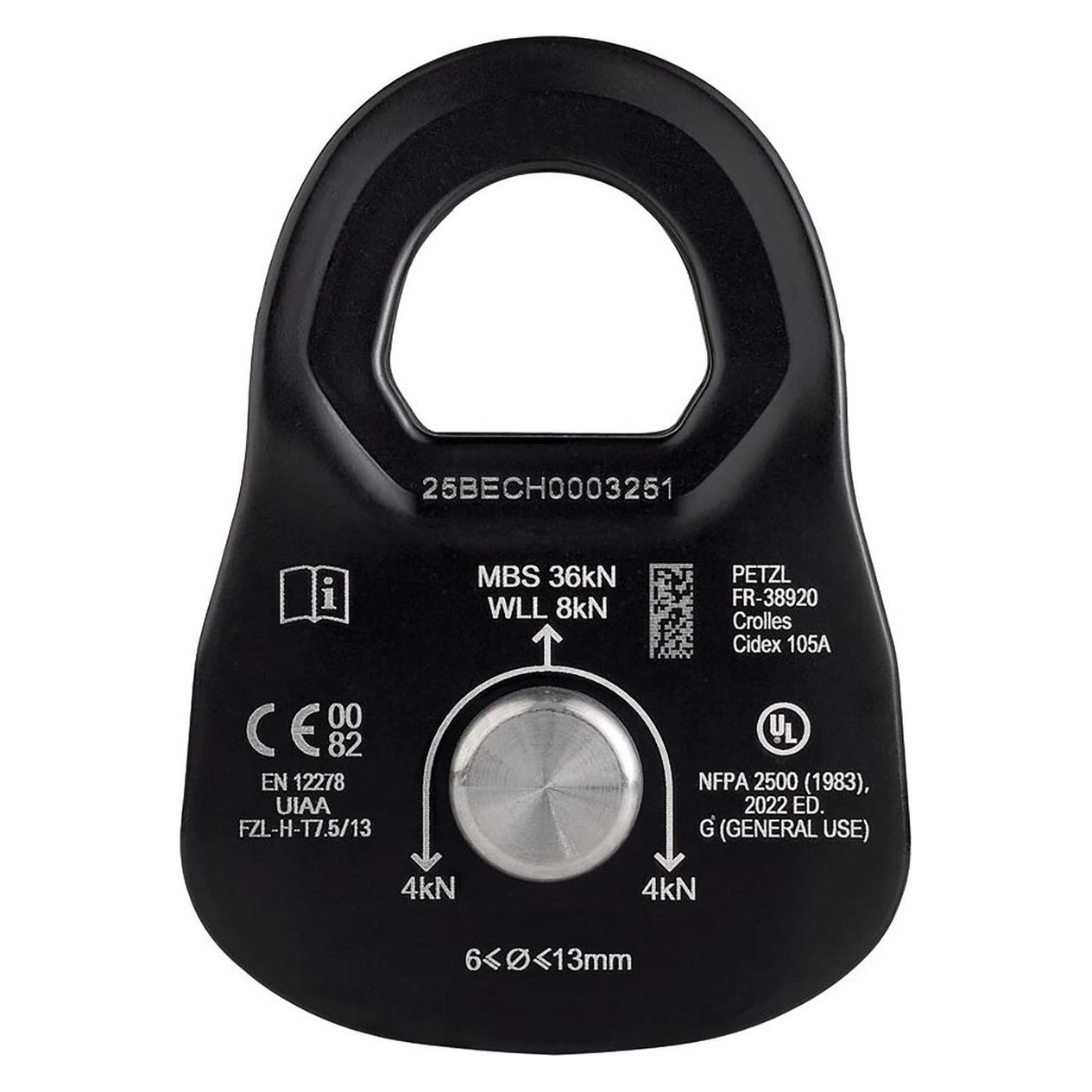 Petzl Bloczek Rescue M BLACK (67413862)