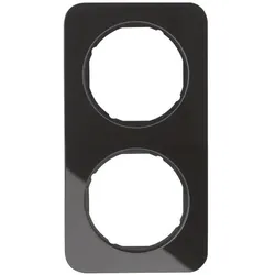 Berker, Zubehör Schalterprogramm, Rahmen Glas/sw 10122116