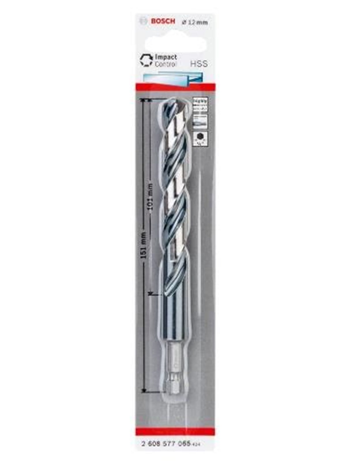 Bosch Impact HSS Drill Bit 12 mm