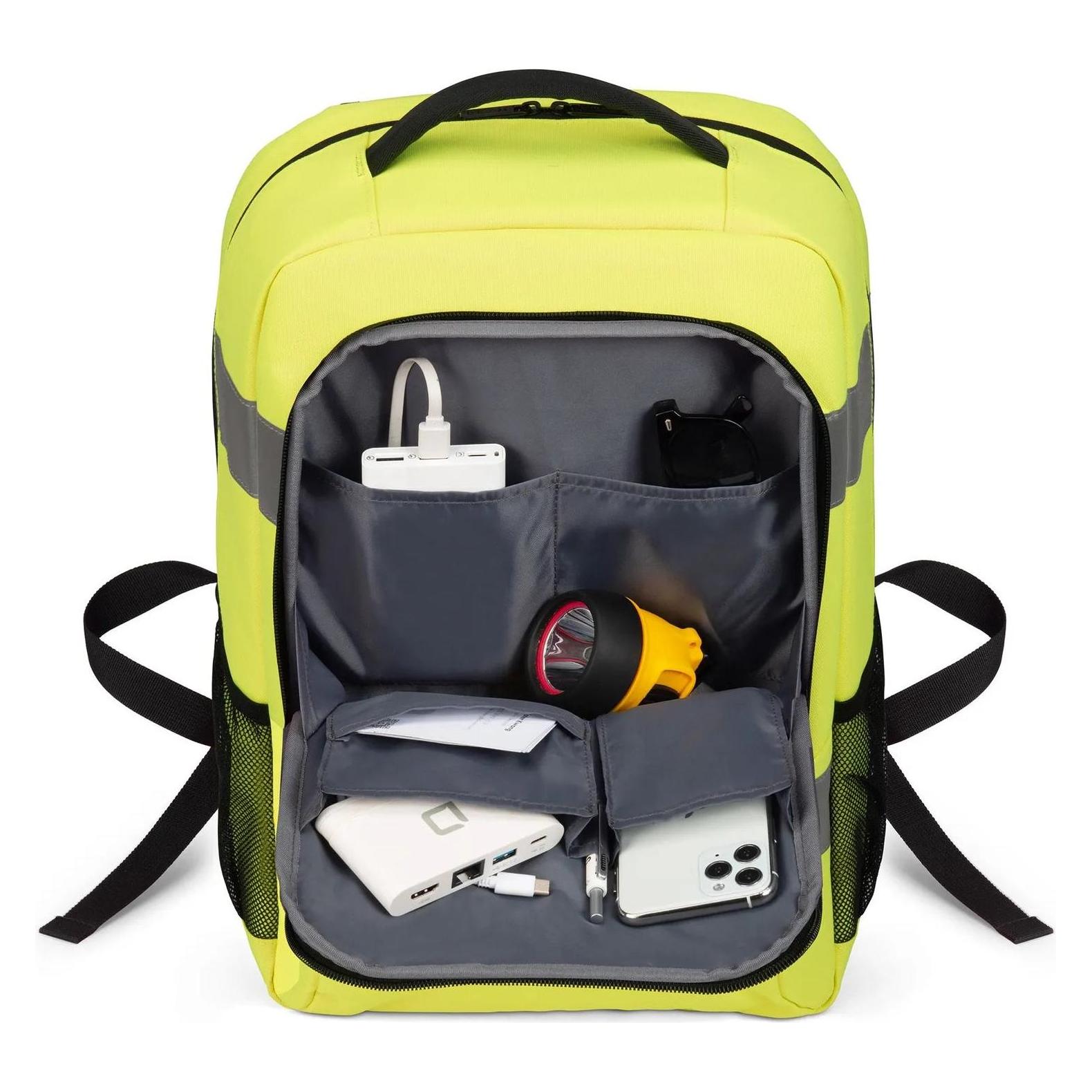 Dicota Backpack HI-VIS Base 24 litre yellow (24 l) (P20471-17)