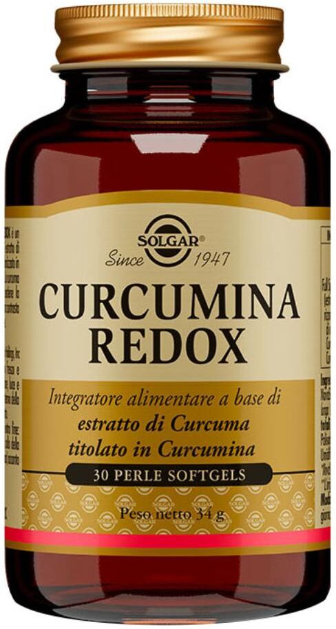 SOLGAR IT. MULTINUTRIENT SpA Solgar Curcumina Redox, 30 Perle