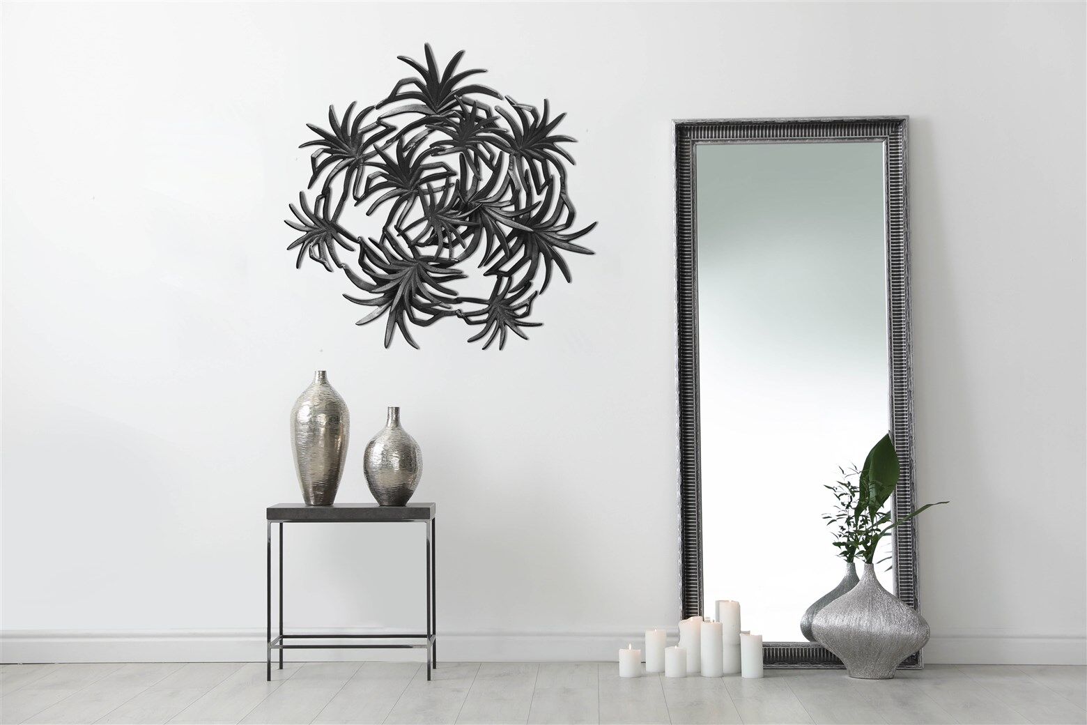 Kayoom "Wanddeko Domizil 425" sorgfältige Handarbeit, Unikat, kunstvoll schwarz B/H/T: 70cm