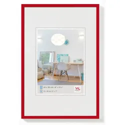 Walther Bilderrahmen New Lifestyle Kunststoff Normalglas / Floatglas / Rot / 70 ...