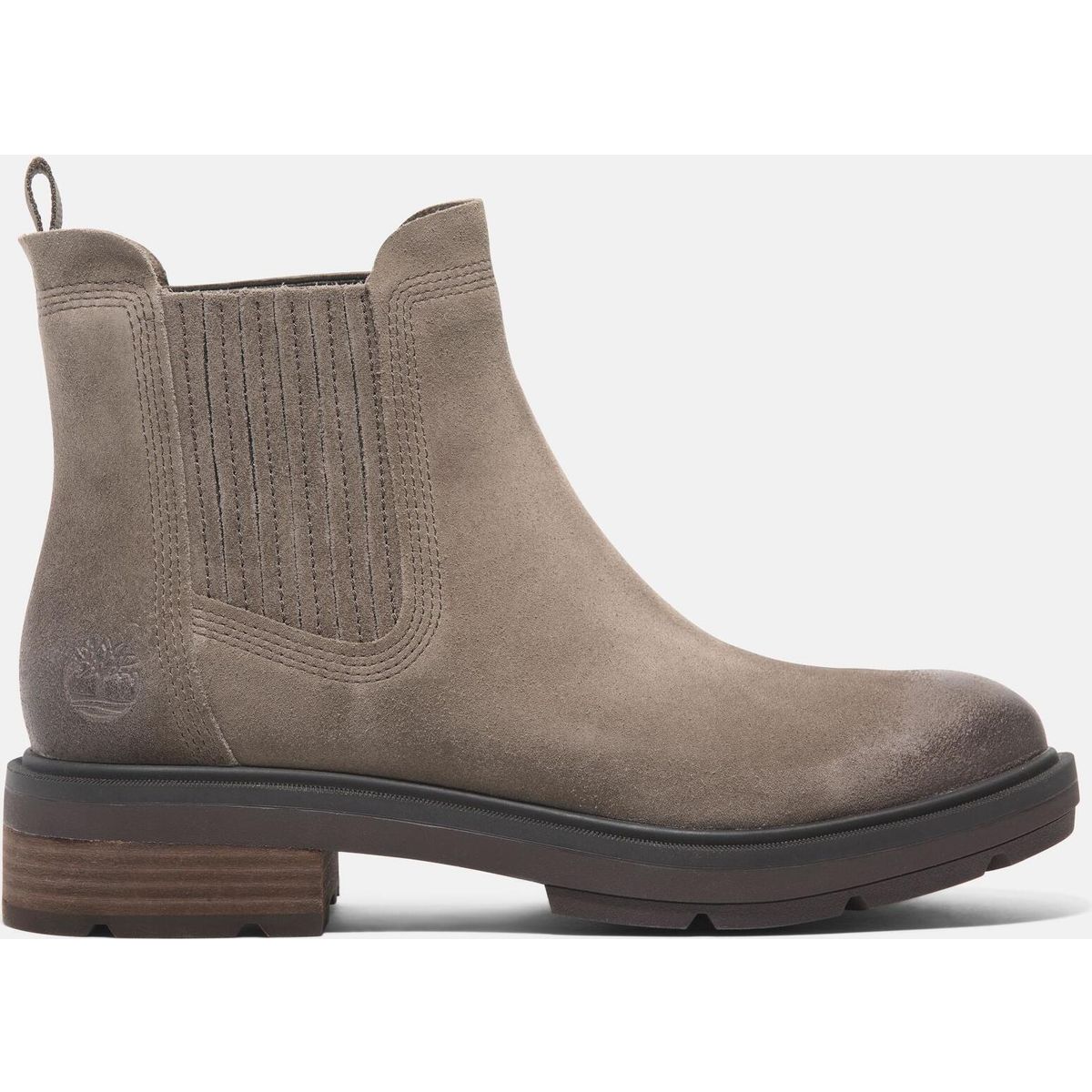 Timberland Womens Mid Chelsea Boot medium brown suede 9 Wide Fit TB0A2PBBES41-9-Wide Fit