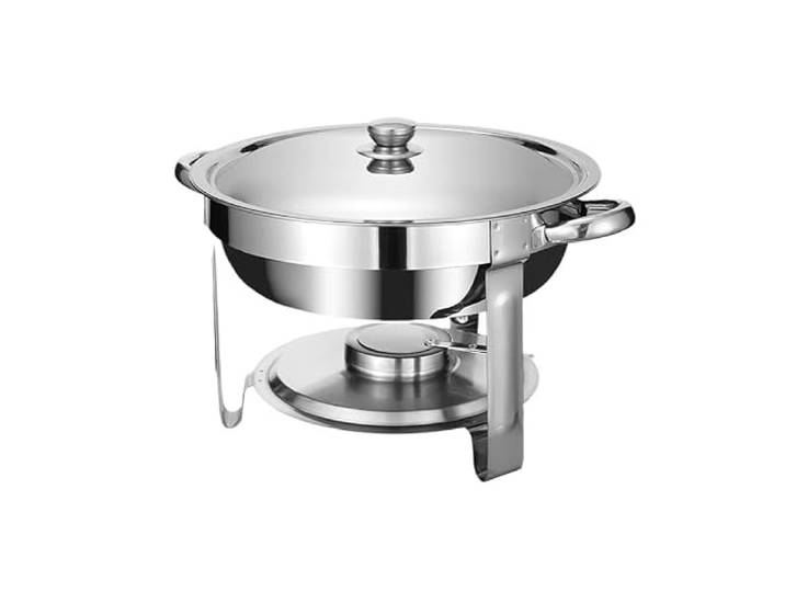 Chafing Dishes for Buffet, 2er-Pack, Edelstahl chafing dish Chafing Dish Buffet-Set mit Stahldeckeln, Speisewärmer for Partys