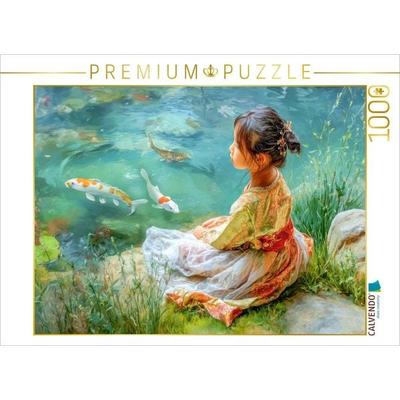 CALVENDO Puzzle Kois | 1000 Teile Lege-Größe 64x48cm Foto-Puzzle für glückliche Stunden