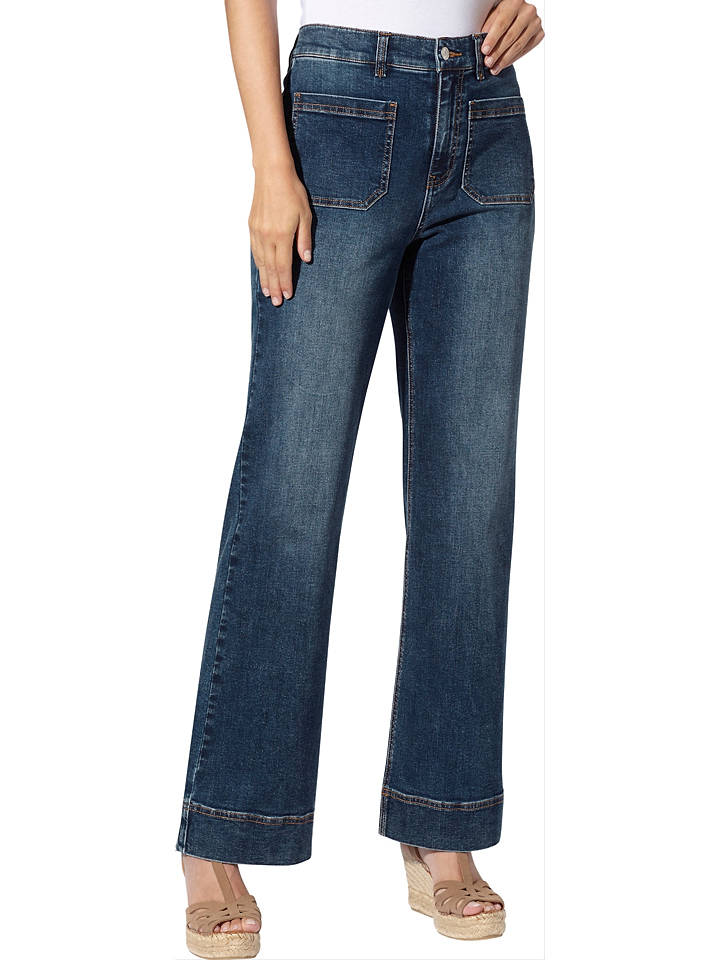Heine Jeans - Bootcut fit - in Dunkelblau - 44