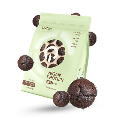 QNT Vegan Protein Chocolate Muffin 500 g Pulver