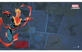 Fantasy Flight Games Marvel Champions Captain Marvel Speelmat