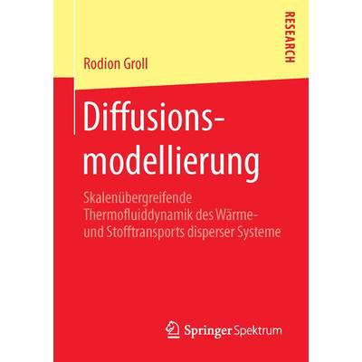 Diffusionsmodellierung, Taschenbuch von Rodion Groll, Springer Fachmedien Wiesbaden GmbH, 978-3-658-11341-4