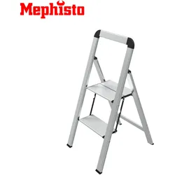 Aluminium Leiter 2 Stufen mit Griff