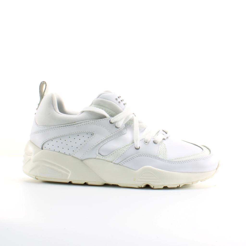 Puma Blaze Of Glory Decor Wit Leer Dames Veterschoenen 360532 01