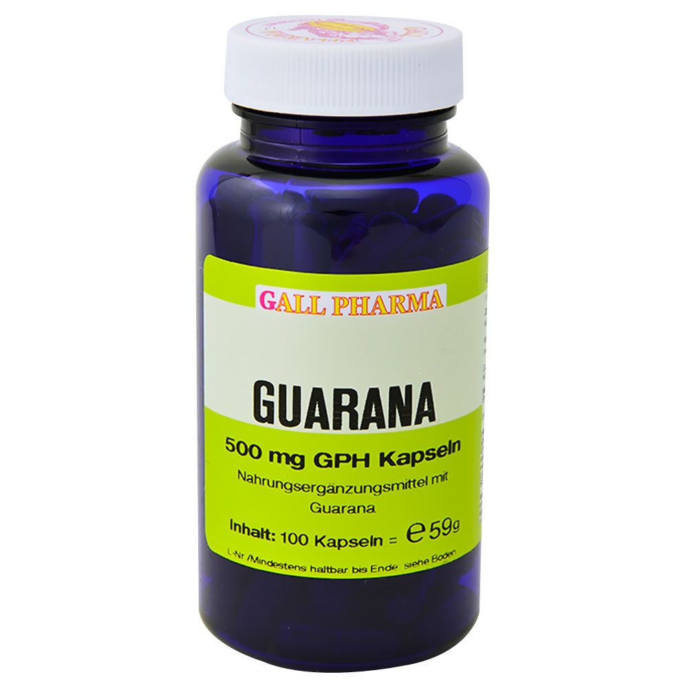 Guarana 500 mg GPH Kapseln 100 St