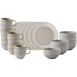 Like. by Villeroy & Boch, Geschirrset, Perlemor Sand Frühstücksservice (18 Stk.)