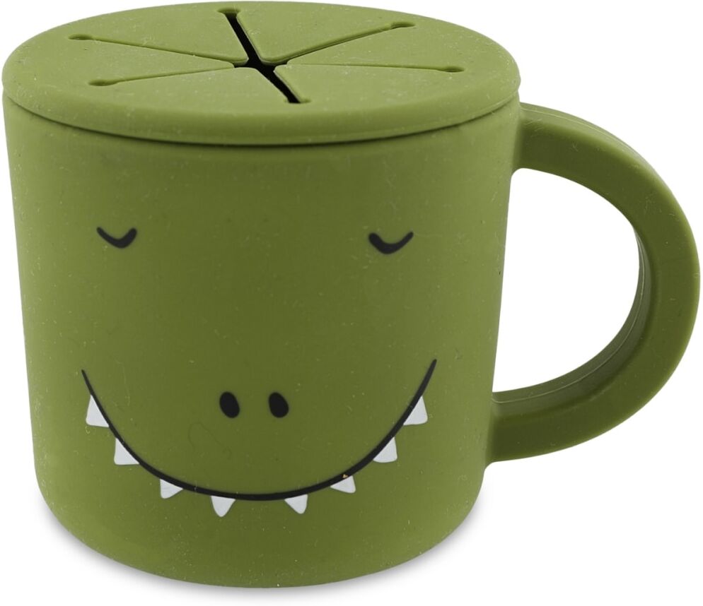 Trixie Tasse à goûter en silicone Vert 8x11x8cm