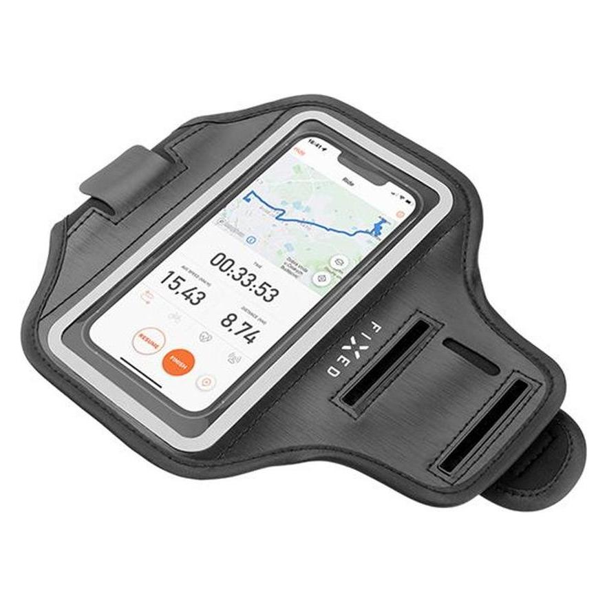 Fixed Armband-Sporttasche (Neopten, PU, TPU) (FIXAB-BK)