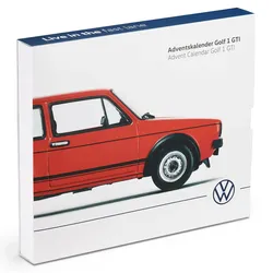 Volkswagen Adventskalender Modell 1:43 Golf GTI Rot 1H2087710