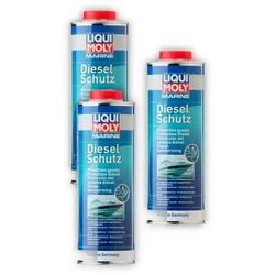 3x Additiv LIQUI MOLY 25002 Marine Diesel Schutz Anti Bakterien Schiffe Tanks 1 Lit