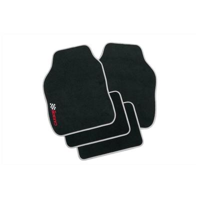 PETEX Fußmatte Fußmatten Rand silber Material Polyester 11380018