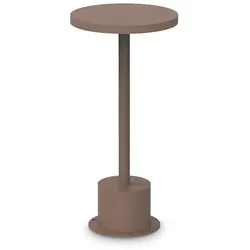 Ideal Lux LED Pollerleuchte TOFFEE D160 H025, 11W, 3000K, 1200lm, IP65, kaffee IDEA-347813