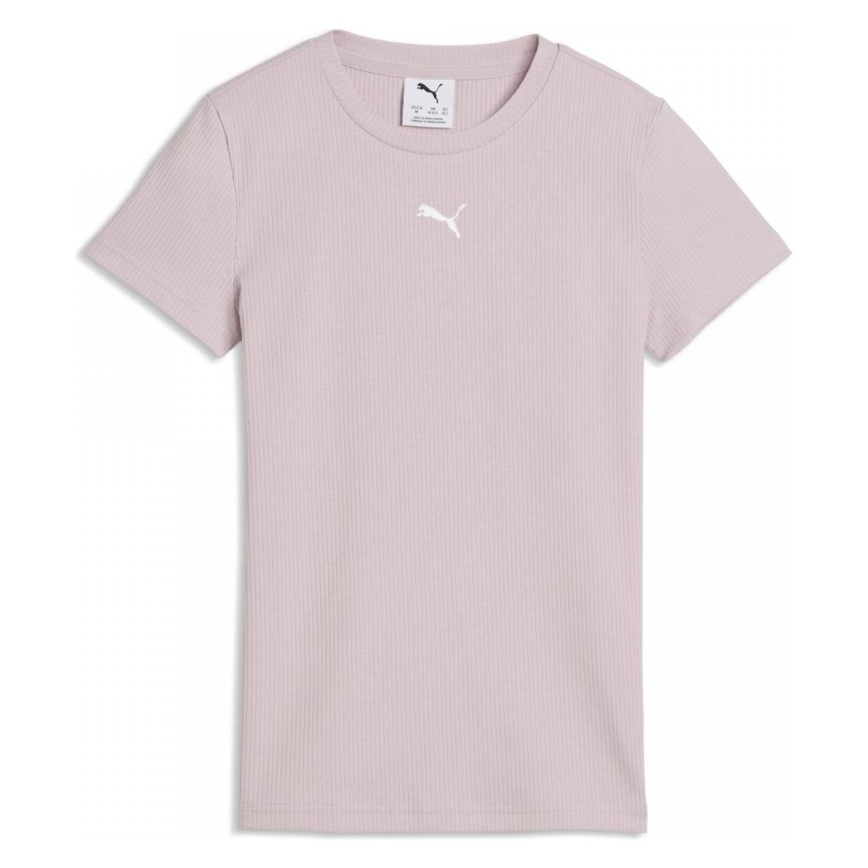 Puma ESS ELEVATED Rib Slim Tee G (176) (691719)