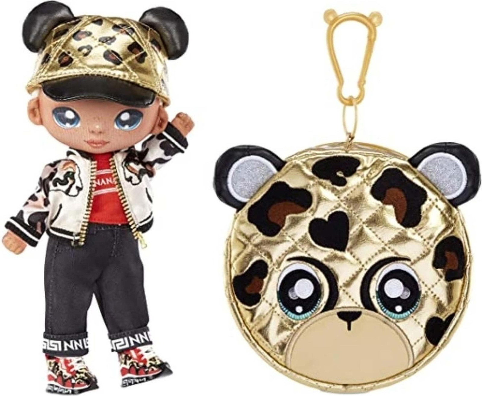 MGA Na! Na! Na! Surprise 2-in-1 Fashion Doll en Handtas Glam Serie 2 - Gianni Wilde (Cheetah Boy) - Meerdere kleuren