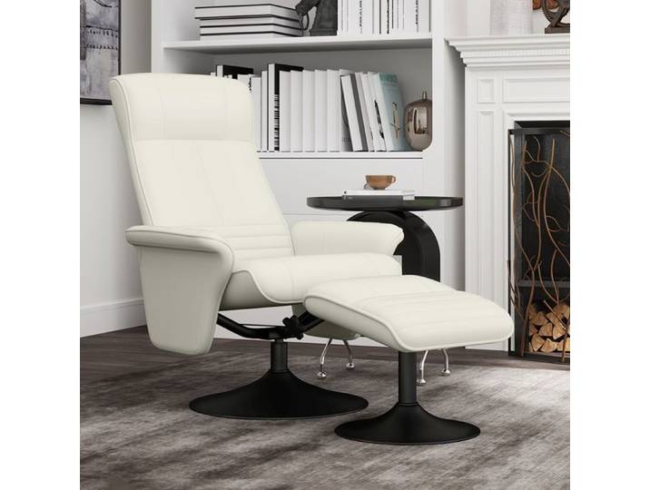 Fauteuil relax - SOGEU - Pivotant - 360° - Inclinable 135° - Repose‑pieds inclus