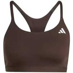ADIDAS Damen BH Optime Essentials leicht stützender Workout BH, Größe XS in Grau Grau