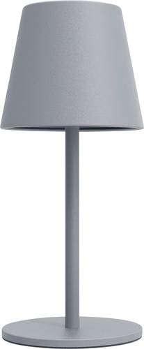 M-e modern-electronics LUNA-80G 41435 Akku-Tischlampe LED LED fest eingebaut 3W Grau