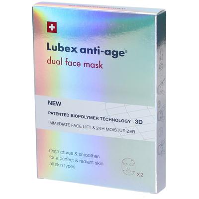 Lubex Anti-Age dual face mask Btl 2 Stk St Maske