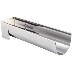 de Buyer Pastetenform Rinne 7.5x6.5cm, L: 30cm mit abnehmbaren Enden, Backform, Silber