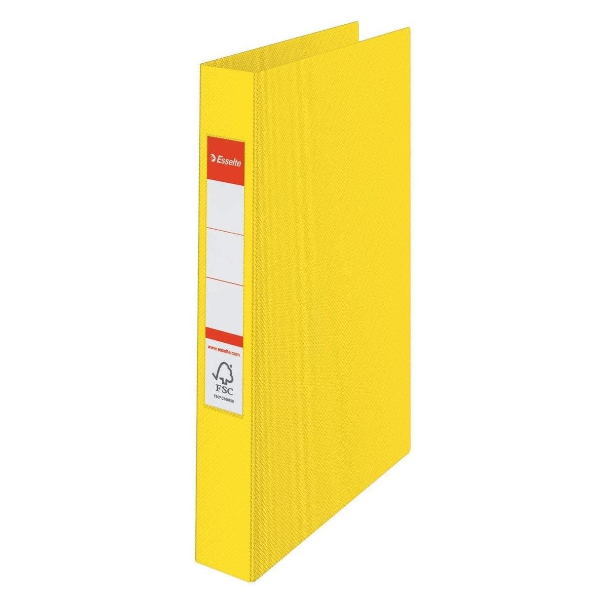 Esselte Vivida ringordner FSC A4 4RR/25 mm gul (A4, 35 mm) (14458)