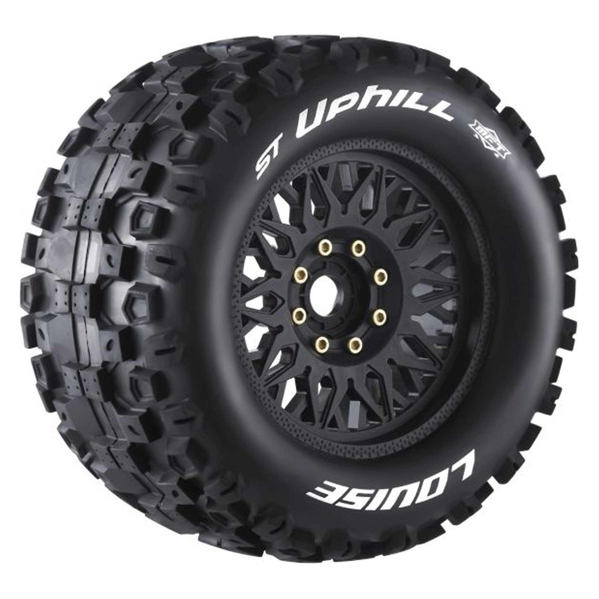 Louise ST-UPHILL 1/8 SPORT (2) Uni-Sechskant tauschbar Felge schwarz 0 & 1/2 OFFSET HEX 17MM (LOUT3326X)