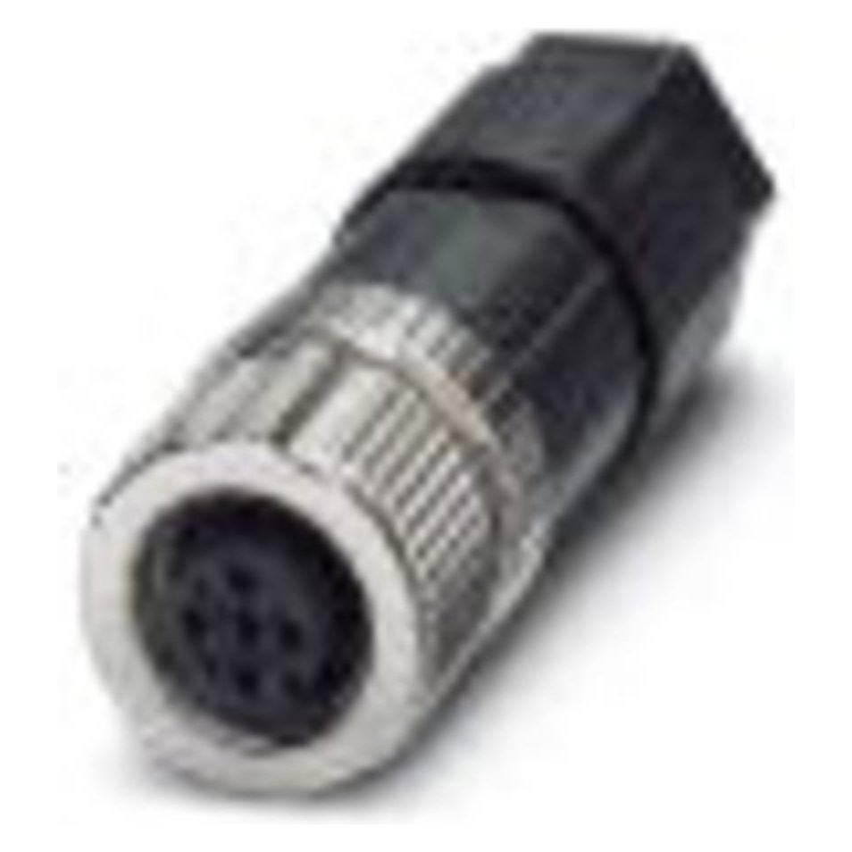 Phoenix Contact M12,5P,Socket,SPEEDCON,A-coded,Push-in (1424652)